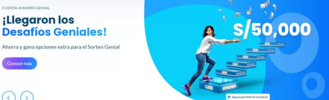 Catálogo BanBif en Huancayo | Cuenta ahorro genial | 2025-08-08T00:00:00.000Z - 2025-12-31T00:00:00.000Z