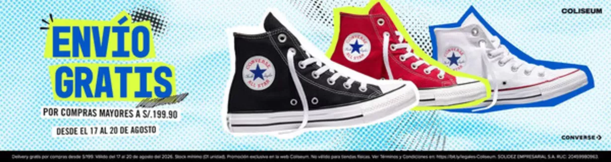 Catálogo Converse | Envio Gratis | 2026-08-17T00:00:00.000Z - 2026-08-20T00:00:00.000Z