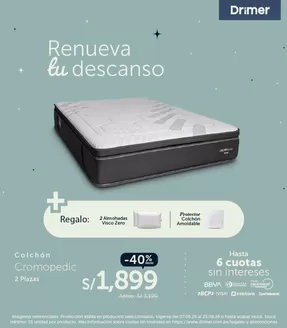 Catálogo Drimer | Renueva tu descanso | 2026-08-17T00:00:00.000Z - 2026-08-23T00:00:00.000Z
