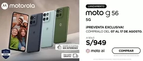 Catálogo Motorola en Cusco | Moto g56 | 2025-08-08T00:00:00.000Z - 2025-08-18T00:00:00.000Z