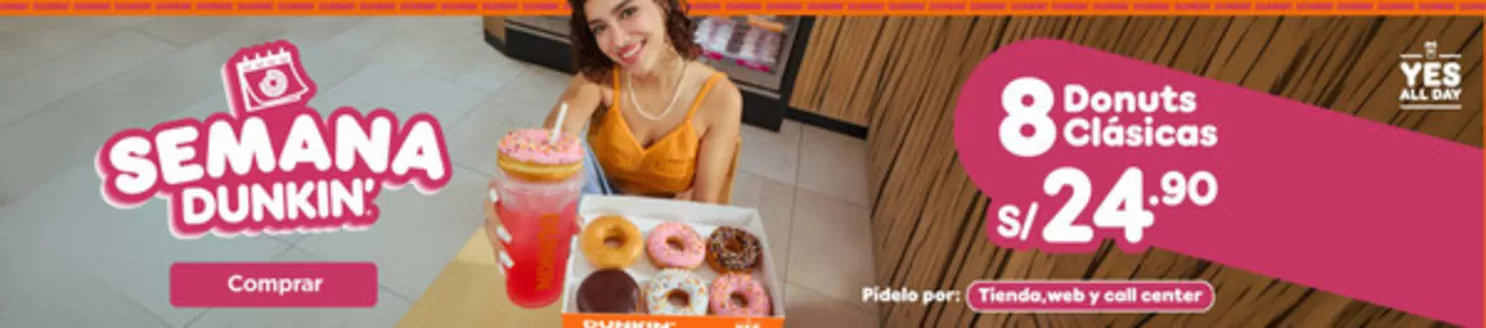 Catálogo Dunkin Donuts | Semana dunkin | 2026-08-18T00:00:00.000Z - 2026-08-31T00:00:00.000Z