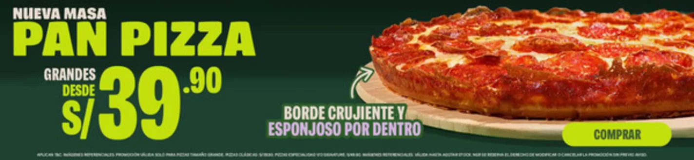 Catálogo Papa John's | Pan Pizza | 2026-08-18T00:00:00.000Z - 2026-08-31T00:00:00.000Z