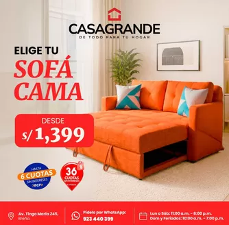Catálogo Casa Grande | Sofa Cama | 2026-08-19T00:00:00.000Z - 2026-09-19T00:00:00.000Z