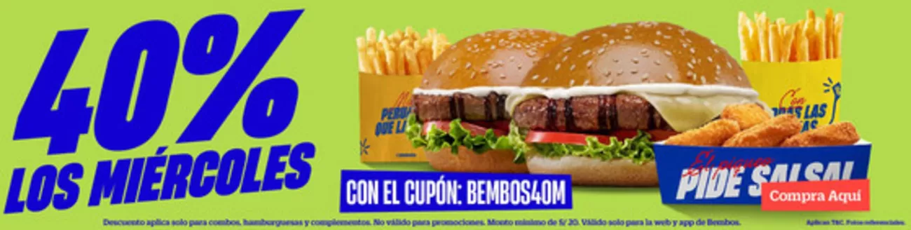 Catálogo Bembos | Catálogo Bembos | 2026-08-20T00:00:00.000Z - 2026-09-03T00:00:00.000Z