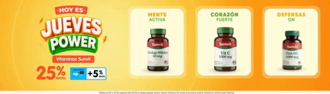 Catálogo Mifarma | Jueves power | 2026-08-20T00:00:00.000Z - 2026-08-27T00:00:00.000Z