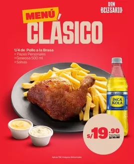 Catálogo Don Belisario | Menu | 2026-08-20T00:00:00.000Z - 2026-09-12T00:00:00.000Z