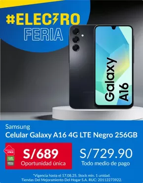Catálogo Sodimac | Samsung  | 2025-08-13T00:00:00.000Z - 2025-08-17T00:00:00.000Z