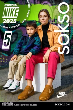Catálogo Sokso en Piura | ESPECIAL NIKE 5 | 2025-08-18T00:00:00.000Z - 2025-09-07T00:00:00.000Z