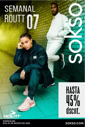 Catálogo Sokso en Piura | SEMANAL ROUTT | 2025-08-18T00:00:00.000Z - 2025-08-24T00:00:00.000Z