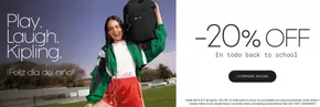 Catálogo Kipling | -20%off en todo back to school  | 2025-08-15T00:00:00.000Z - 2025-08-17T00:00:00.000Z