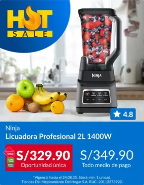 Catálogo Sodimac en Ica | Ninja | 2025-08-19T00:00:00.000Z - 2025-08-24T00:00:00.000Z