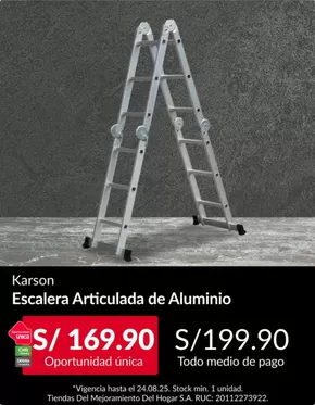 Catálogo Sodimac en Ica | Karson  | 2025-08-19T00:00:00.000Z - 2025-08-24T00:00:00.000Z