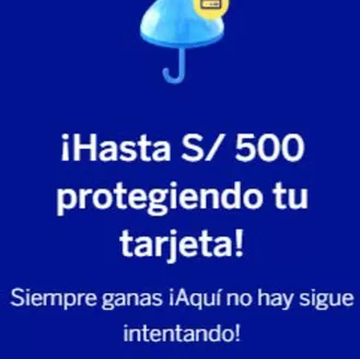 Catálogo BBVA | Hasta S/500 protegiendo tu tarjeta | 2026-08-26T00:00:00.000Z - 2026-09-26T00:00:00.000Z
