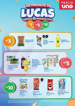 Catálogo Hiperbodega Precio Uno | Las promos de lucas  | 2025-08-18T00:00:00.000Z - 2025-08-31T00:00:00.000Z