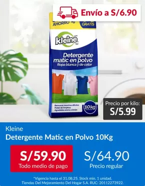 Catálogo Sodimac en Lurín | Kleine | 2025-08-25T00:00:00.000Z - 2025-08-31T00:00:00.000Z
