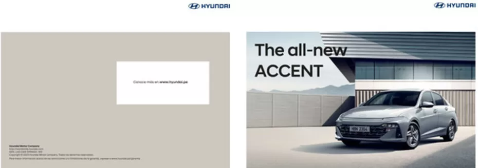 Catálogo Hyundai en Ica | Catálogo ACCENT. | 2026-09-02T00:00:00.000Z - 2026-09-16T00:00:00.000Z