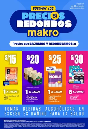 Catálogo Makro | Catálago Precios Redondos  | 2025-08-28T00:00:00.000Z - 2025-09-10T00:00:00.000Z