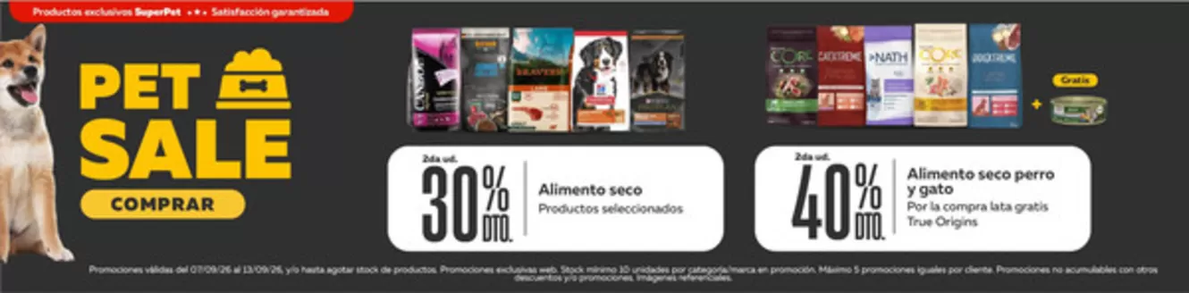 Catálogo Superpet en Arequipa | Gran variedad de ofertas | 2026-09-07T00:00:00.000Z - 2026-09-13T00:00:00.000Z