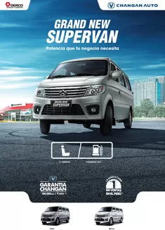 Catálogo Derco en Huancavelica | Changan Grand SUPERVAN 1.5L 11 Asientos con AC 2025 | 2026-09-07T00:00:00.000Z - 2026-09-21T00:00:00.000Z