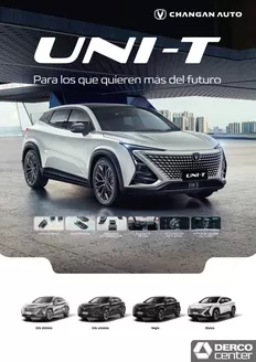 Catálogo Derco en La Joya | Changan UNI-T UNI-T ELITE 1.5 AT 2WD 2024 | 2026-09-07T00:00:00.000Z - 2026-09-21T00:00:00.000Z