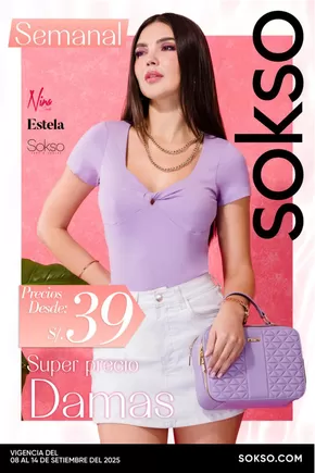 Catálogo Sokso en Caylloma | SEMANAL SUPER PRECIO DAMAS | 2025-09-04T00:00:00.000Z - 2025-09-14T00:00:00.000Z