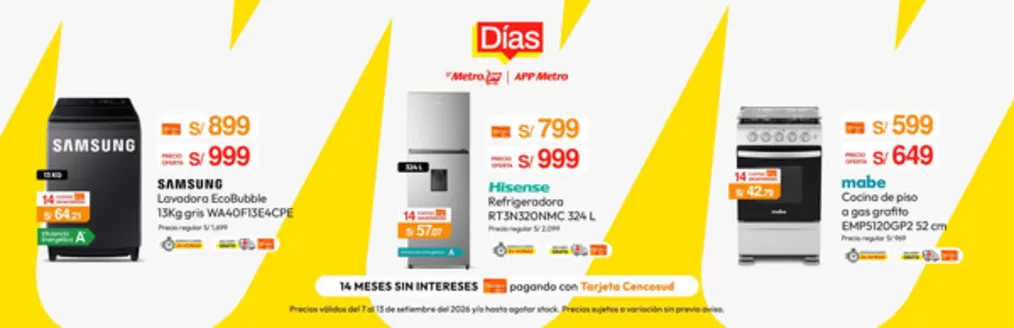 Catálogo Metro en Lambayeque | Catálogo Metro | 2026-09-08T00:00:00.000Z - 2026-09-22T00:00:00.000Z