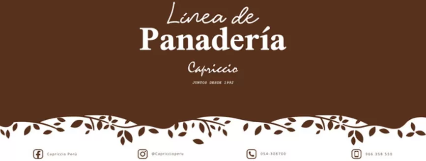 Catálogo Capriccio en Piura | Carta panadería | 2026-09-11T00:00:00.000Z - 2026-09-25T00:00:00.000Z