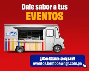 Catálogo Bembos en Lima | Ofertas especiales atractivas para todos | 2025-09-10T00:00:00.000Z - 2025-09-24T00:00:00.000Z