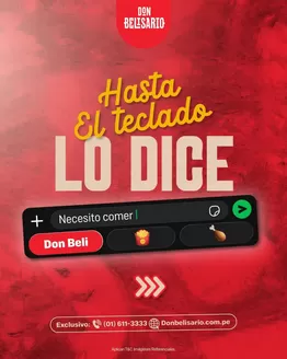 Catálogo Don Belisario | Hasta el teclado lo dice  | 2026-09-14T00:00:00.000Z - 2026-09-30T00:00:00.000Z