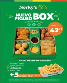 Catálogo Norky's | Nuevo piqueo box  | 2026-09-14T00:00:00.000Z - 2026-10-02T00:00:00.000Z