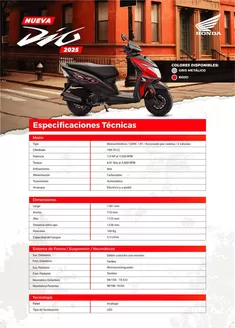 Catálogo Honda en Cajamarca | Honda DIO | 2026-09-15T00:00:00.000Z - 2026-09-29T00:00:00.000Z