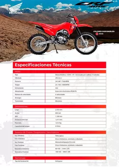 Catálogo Honda en La victoria - CH | Honda CRF300F | 2026-09-15T00:00:00.000Z - 2026-09-29T00:00:00.000Z