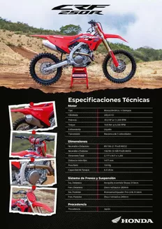 Catálogo Honda en Irazola | Honda CRF250R | 2026-09-15T00:00:00.000Z - 2026-09-29T00:00:00.000Z