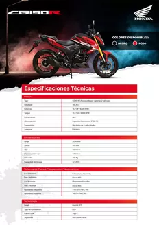 Catálogo Honda | Honda CB190R 2026 | 2026-09-15T00:00:00.000Z - 2026-09-29T00:00:00.000Z