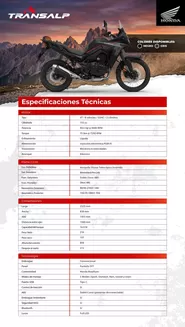Catálogo Honda | Honda TRANSALP 750 | 2026-09-15T00:00:00.000Z - 2026-09-29T00:00:00.000Z