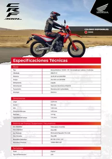 Catálogo Honda en Irazola | Honda CRF 300L | 2026-09-15T00:00:00.000Z - 2026-09-29T00:00:00.000Z