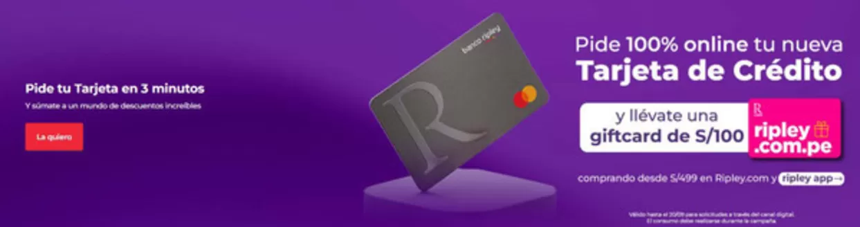 Catálogo Banco Ripley | Tarjeta de credito | 2026-09-16T00:00:00.000Z - 2026-09-20T00:00:00.000Z