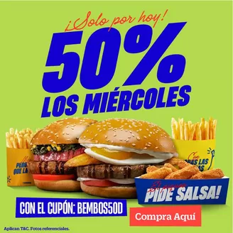 Catálogo Bembos en Cusco | Ofertas principales y descuentos | 2026-09-17T00:00:00.000Z - 2026-10-01T00:00:00.000Z