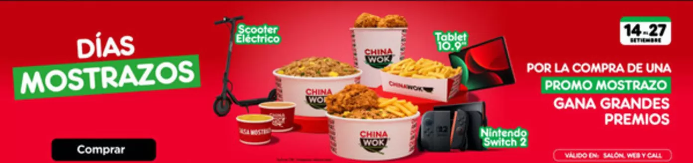Catálogo China Wok | Dias mostrazos | 2026-09-18T00:00:00.000Z - 2026-09-27T00:00:00.000Z