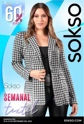 Catálogo Sokso | SEMANAL TEXTIL | 2025-09-11T00:00:00.000Z - 2025-09-25T00:00:00.000Z