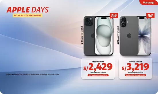 Catálogo Claro | Descuentos y promociones | 2026-09-18T00:00:00.000Z - 2026-09-21T00:00:00.000Z