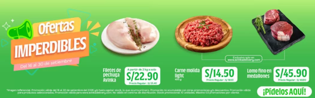 Catálogo Avinka | Descubre ofertas atractivas | 2026-09-16T00:00:00.000Z - 2026-09-30T00:00:00.000Z