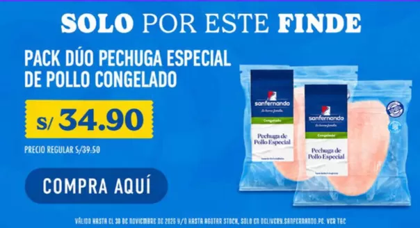 Catálogo San Fernando | Solo por este finde | 2026-09-21T00:00:00.000Z - 2026-11-30T00:00:00.000Z