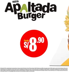 Catálogo McDonald's | Nueva Apaltada Burger | 2025-09-11T00:00:00.000Z - 2026-01-06T00:00:00.000Z
