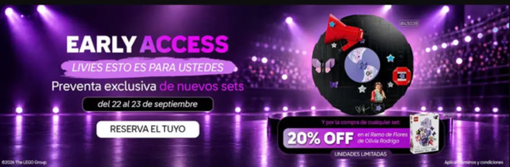 Catálogo LEGO | Early access | 2026-09-23T00:00:00.000Z - 2026-09-23T00:00:00.000Z
