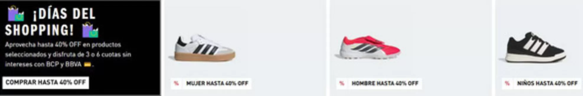 Catálogo ADIDAS | Dias del shopping | 2026-09-23T00:00:00.000Z - 2026-09-27T00:00:00.000Z