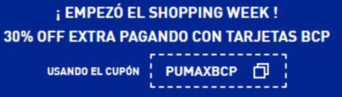 Catálogo Puma | Empezo el shopping Week! | 2026-09-23T00:00:00.000Z - 2026-09-27T00:00:00.000Z