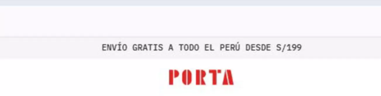 Catálogo Porta en Lima | Envio Gratis a todo el peru desde S/199 | 2026-09-25T00:00:00.000Z - 2026-10-17T00:00:00.000Z