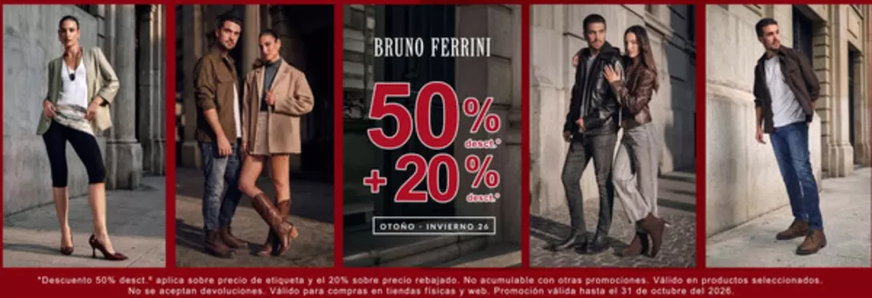Catálogo Bruno Ferrini en Cusco | Descuentos | 2026-09-28T00:00:00.000Z - 2026-10-31T00:00:00.000Z