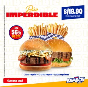 Catálogo Bembos | Ofertas y promociones actuales | 2025-09-13T00:00:00.000Z - 2025-09-27T00:00:00.000Z